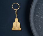 Brass Gautam Buddha Keychain 2