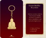 Brass Gautam Buddha Keychain 2