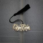 Metal Carpe Diem Bookmark