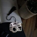 DSLR Camera Bookmark In Metal 2