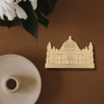 Taj Mahal Brass Fridge Magnet 1